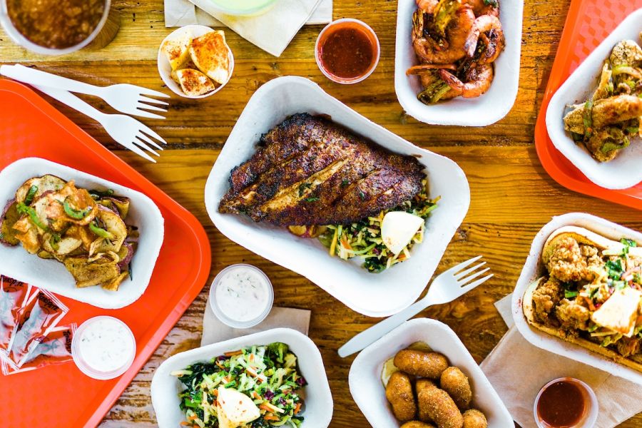 Drawing inspiration from classic American fish camps and waterside seafood shacks, Saltbox celebrates local, fresh seafood.