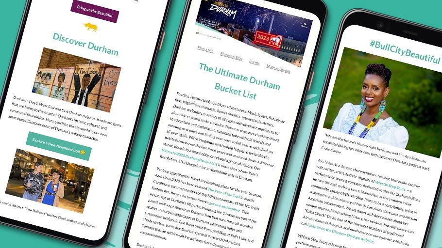 People enjoying activities in Durham, NC